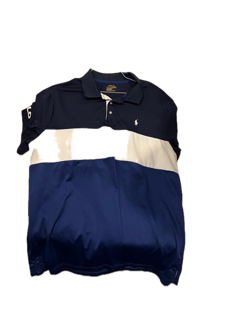 Polo by Ralph Lauren Blue Striped Shirt Mens XXL